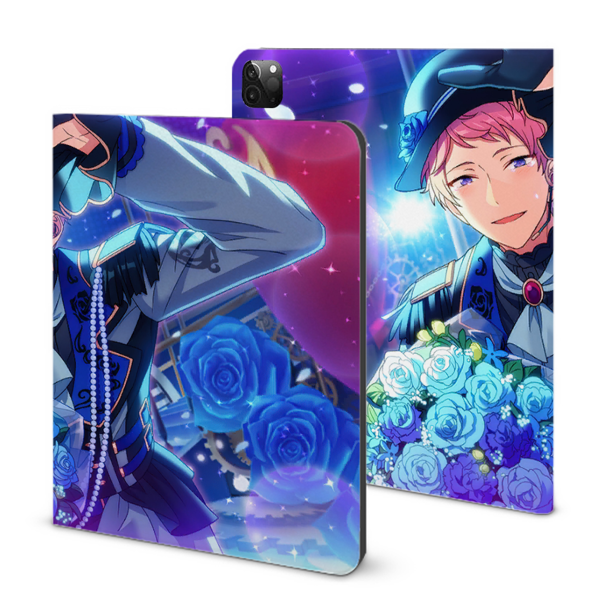 （画像用） あんさんぶるスターズ! Ensemble Stars IPadケース ペンホルダー付き ブックスタイルデザイン